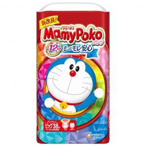 MamyPoko Японські трусики XL (12-22) 38шт. (4903111232215) в інтернет-магазині babypremium.com.ua