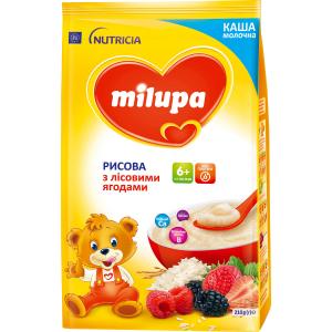 Milupa Молочная каша Рисовая с лесными ягодами 210 г (5900852047459) в интернет-магазине babypremium.com.ua