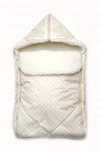 Модный Карапуз Конверт зимний для новорожденного на меху 