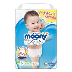 Трусики Moony для начинающих ходить 6-12 кг 58 шт (M) 4903111248292 в интернет-магазине babypremium.com.ua