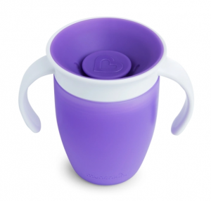 Munchkin Чашка-непроливайка Miracle 360° (фиолетовая), 207 мл (5019090516211) в интернет-магазине babypremium.com.ua