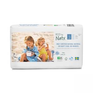 ЕКО Органічні дитячі підгузки Naty 3 (4-9 кг), 50 шт. (7330933178426) в інтернет-магазині babypremium.com.ua