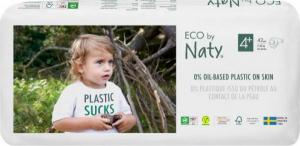 ЕКО Органічні дитячі підгузки Naty 4+ (9-20 кг), 42 шт. 7330933178440 в інтернет-магазині babypremium.com.ua