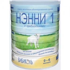 Детская смесь Нэнни 1 с пребиотиком, 0-6 мес, 400 г (9421025231957) в интернет-магазине babypremium.com.ua