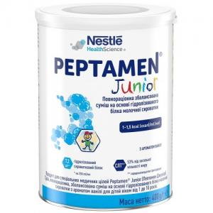 Nestle Сухая молочная смесь Peptamen Junior, вкус ваниль, 400гр 7613034993816 в интернет-магазине babypremium.com.ua