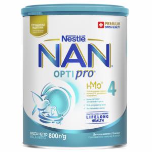Nestle Nan Нестле Нан 4 Молочна суміш OptiPro, 800гр. 7613034698926/8445290860866 в інтернет-магазині babypremium.com.ua