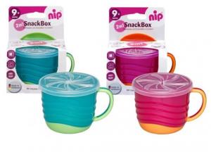 Nip Чашка для снеков и кружка для питья 2в1, 250 мл, цвет в ассорт., (4000821370852) в интернет-магазине babypremium.com.ua