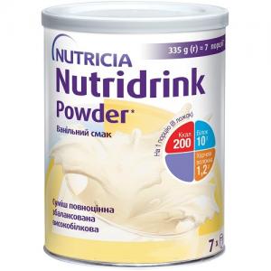 Nutricia Ентеральне харчування зі смаком ванілі Nutridrink Powder Vanilla flavour 335г (4008976681526) на замовлення до 7 днів. в інтернет-магазині babypremium.com.ua