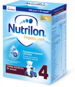 Nutricia Nutrilon Молочная сухая смесь Premium+ 4 600 г (5900852047190) в интернет-магазине babypremium.com.ua