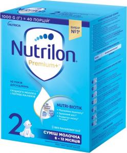 Nutricia Nutrilon Молочна суха суміш Premium+2 1 кг (5900852047213) в інтернет-магазині babypremium.com.ua