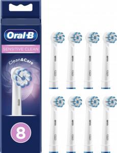 Насадки для электрической зубной щётки Oral-B Sensitive Clean, 8 шт (4210201202905) в интернет-магазине babypremium.com.ua