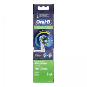 Oral-B Насадки для электрической зубной щётки Cross Action, 2 шт (4210201355298) в интернет-магазине babypremium.com.ua