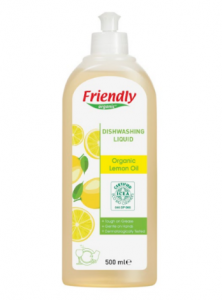 Friendly Organic Засіб для миття посуду з лимонним соком, 500 мл (8680088181642) в інтернет-магазині babypremium.com.ua