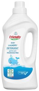 Friendly Organic Органічний гель для прання дитячих речей, без запаху 1 л (8680088181666) в інтернет-магазині babypremium.com.ua