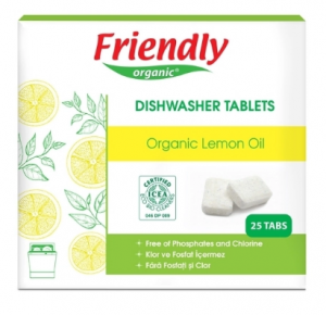 Friendly Organic Таблетки для посудомийної машини 25 шт. (8680088181864) в інтернет-магазині babypremium.com.ua