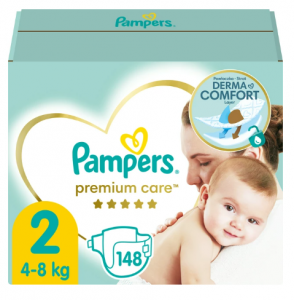 ϳ Pampers Premium Care New Baby  2 (Mini) 4-8 , 148  (4015400770275)  - babypremium.com.ua