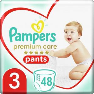 Підгузки-трусики Pampers Premium Care Pants 3 Midi (6-11 кг) 48 шт (8001090759795) в інтернет-магазині babypremium.com.ua