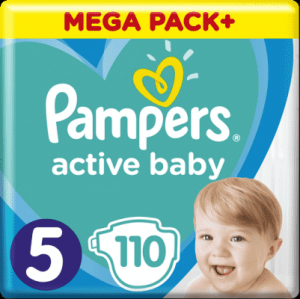 Подгузники Pampers Active Baby Mega pack 5 (11-16кг) 110шт (8001090951779) в интернет-магазине babypremium.com.ua
