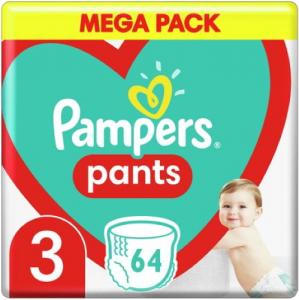 Підгузки-трусики Pampers Pants Maxi 3 (6-11 кг) 64шт. (Унисекс) 8006540069417 - половина боксу! в інтернет-магазині babypremium.com.ua