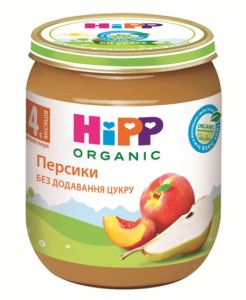 HiPP Пюре Персики, 125г (4202) 9062300129110 в интернет-магазине babypremium.com.ua