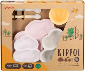 Pigeon   Kippoi Baby Tableware Set, - (4902508199506)  - babypremium.com.ua