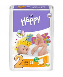 Подгузники Bella Happy Mini 2 (3-6кг) 38шт  5900516600709 в интернет-магазине babypremium.com.ua