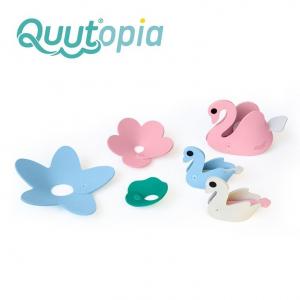 Quut Іграшка для ванни Quutopia 3D Лебеді 9 деталей (171126) (5425031171126) в інтернет-магазині babypremium.com.ua