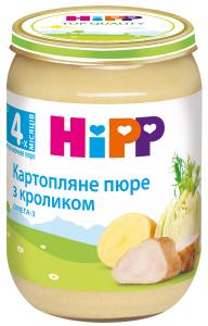 HiPP Картопляне пюре з кроликом, 190г 9062300131281 в інтернет-магазині babypremium.com.ua