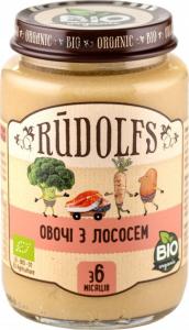 Rudolfs Пюре органічне Лосось з овочами з 8 месяців 190 г (4751017941744) в інтернет-магазині babypremium.com.ua