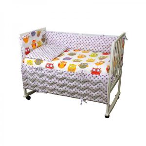 Руно набор детского постельного белья Совы 60*120 (977.137) в интернет-магазине babypremium.com.ua