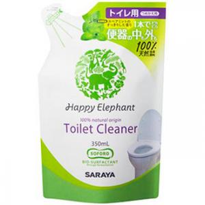 Saraya Миючий засіб для туалетів Happy Elephant 350 мл наповнювач (4973512260551) арт. 26055 в інтернет-магазині babypremium.com.ua