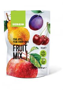 Sergio Сушені фрукти та ягоди Fruit Mix (груша, яблуко, вишня, слива) 85г 4820149741697 в інтернет-магазині babypremium.com.ua