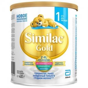 Similac Молочная смесь Gold 1 (0м+) 400г 5391523058100 в интернет-магазине babypremium.com.ua