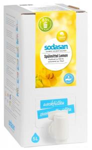 Sodasan Органічний рідкий засіб для миття посуду з лимоном 5л (0217) 4019886002172 в інтернет-магазині babypremium.com.ua