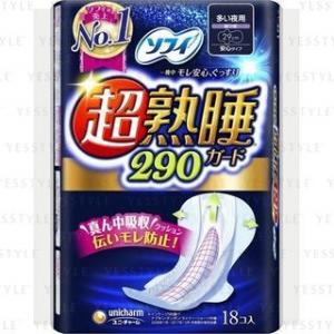 Японські жіночі гігієнічні прокладки SOFY Ultra-sleeping guard 18 шт. (4903111359387) в інтернет-магазині babypremium.com.ua