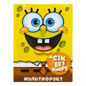 Sponge Bob Сік мультифруктовий неосвітлений, 200мл, 4820146444331 в інтернет-магазині babypremium.com.ua