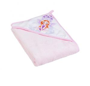 Tega Baby Рушник для купання Принцеса, рожевий, 100x100 см (LP-008 100X100-123) 5902963008626 в інтернет-магазині babypremium.com.ua