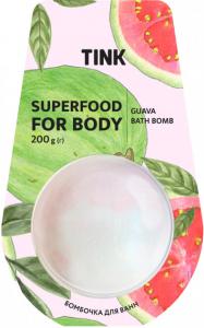 Tink Бомбочка-гейзер для ванн Guava 200 г (4823109402133) в інтернет-магазині babypremium.com.ua