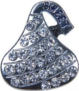 Tinto Аксесуар для сумки Silver plated kiss AC2241.1 (73204990104) в інтернет-магазині babypremium.com.ua