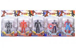 Фігурки супергероїв (5 видів) в коробці (61811) 6920107217191 в інтернет-магазині babypremium.com.ua