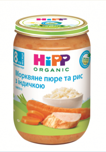HiPP Индейка с нежным рисом и морковью 220 г (6530) 9062300134435 в интернет-магазине babypremium.com.ua