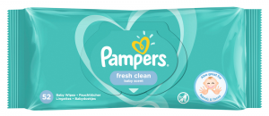 Pampers Вологі серветки Fresh Clean 52 шт. 8001841041360 в інтернет-магазині babypremium.com.ua