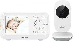 Vtech Видеоняня с датчиком температуры и цветным экраном диагональю 2,8 (цифровая) VM3255 (4897027123111) в интернет-магазине babypremium.com.ua