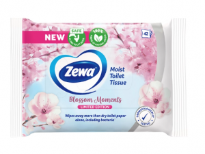 Zewa Вологий туалетний папір Blossom moments Лімітована весняно-літня колекція 42 шт (7322541231532) в інтернет-магазині babypremium.com.ua